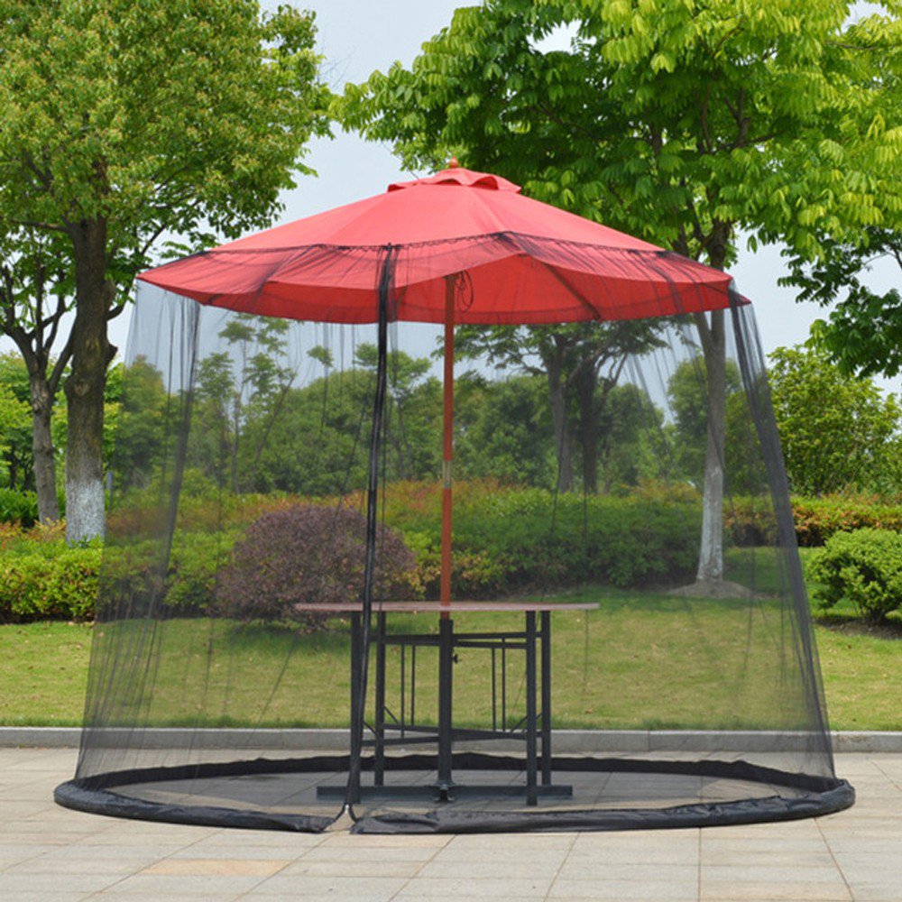Costyle Patio Umbrella Mosquito Nets, Polyester Universal Canopy