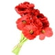 thumbnail image 2 of Flor artificial oficina en casa simulación Floral decoración boda fiesta PU Flor falsa, rojo 10 Piezas sidaley HA000017-05B, 2 of 6
