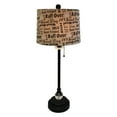 thumbnail image 2 of Royal Designs Crystal and Oil Rubbed Bronze Lamp with Cream and Brown Dog Lover Print Lamp Shade, 2 of 7