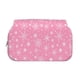 thumbnail image 2 of Disketp Snowflake pink backgrounds Estuche de Lápices de Doble Capa con Tapa Abatible y Cremallera, Organizador Escolar para Adolescentes y Adultos, 2 of 7