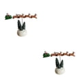 thumbnail image 1 of Cateissary Away Flying Sleigh Animated Christmas Vacation Statue Village Decor Tipo 1 2piezas, 1 of 1