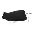 thumbnail image 2 of YSNOOWE Funda Para Asiento Doble De Motocicleta Con Acolchado Cómodo Y Antideslizante Negro, 2 of 8