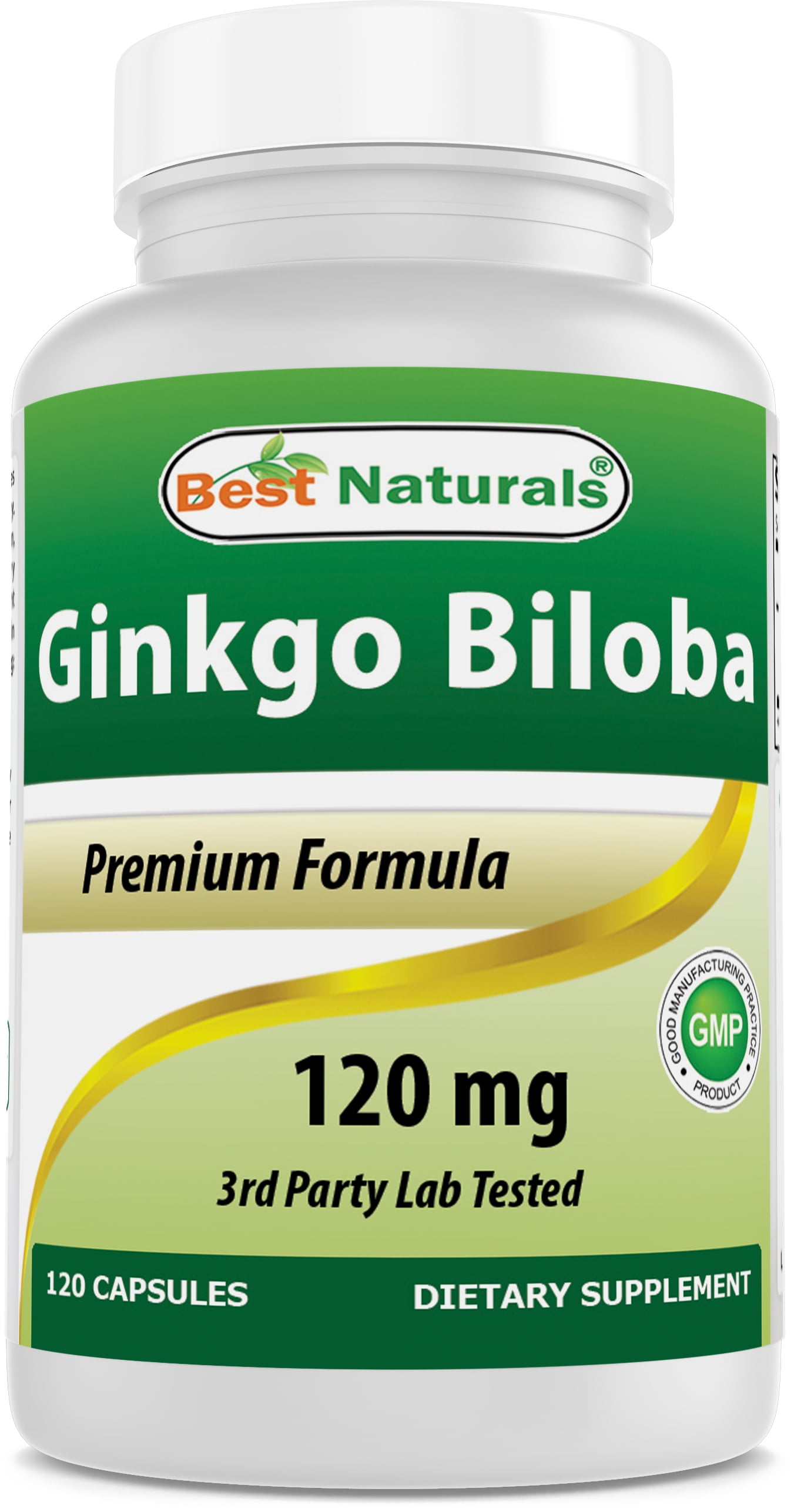Best Naturals Ginkgo Biloba 120 mg 120 Capsules | Cognitive Health Support