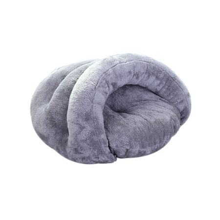 Soft Comfortable Cat Bed Plush Pet Nest Mat Pad Winter Warm Small Dogs Puppy House Sleeping Bag Pet