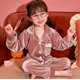 thumbnail image 1 of Conjunto de Pijamas de terciopelo Coral para niños y niñas, ropa de dormir cálida de franela de manga larga para el hogar, Navidad, Año Nuevo, Invierno, 1 of 2