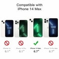 thumbnail image 6 of JETech Case for iPhone 14 Plus 6.7-Inch, Shockproof Phone Bumper Cover, Anti-Scratch Clear Back (Midnight Green), 6 of 6