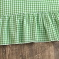 thumbnail image 5 of SonxaHe Dresses for Girl Elegant Short Sleeve Plaid Dress Baby Cute Loose Comfortable Birthday Party Dresses Green,Size 6 M-4 Y, 5 of 5