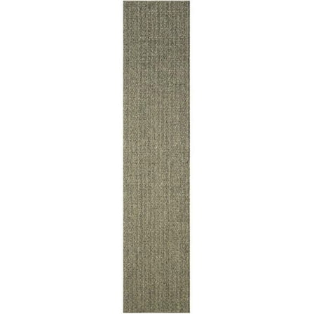 Nourison Home 841491138540 2 x 6 ft. Tulum Chevron Indoor & Outdoor Runner Rug, Olive