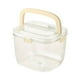 thumbnail image 1 of Wmhnj Cubo de hielo porttil de gran capacidad de 5 cuartos con tapa y correa de cuero - Frutero transparente para encimeras de cocina, picnics y fiestas., 1 of 8