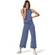 thumbnail image 2 of Conjunto de atuendo SAMPEEL Summer para mujer, pantalones anchos, color azul M, 2 of 6