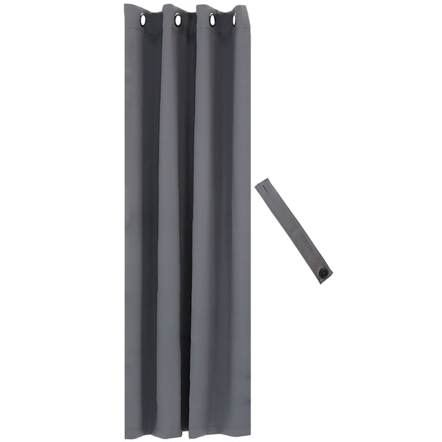 Sunnydaze Panneau de Rideau Occultant avec Œillets - 52 x 84 Po. - Gris