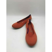 Pre-Owned Rothys Orange Size 8.5 Ballet Flats