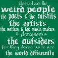thumbnail image 3 of CafePress - Blessed Are The Weird Women's Dark T Shirt - Women's Traditional Fit Dark T-Shirt, 3 of 4
