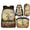 Wildflower Sunset White Horse, variant on Yspwyqan Kids Backpack Set with Lunch Box Pencil Case Water Bottle Bag, Aztec Tribal Sunflower Horse Double Zipper Lightweight Bags Fits 14" Laptop for Elementary Middle School
