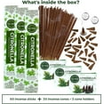 thumbnail image 2 of Citronella Incense Sticks & Incense Cones Combo Pack - 60 Insence-Sticks + 30 Insence Cones - Inscense - Incense Cones Scented - Insents, 2 of 9