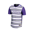 thumbnail image 2 of Unisex GameDay Greats #1 Purple Kansas State Wildcats Lightweight Soccer Fashion Jersey, 2 of 3