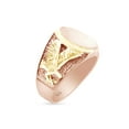thumbnail image 4 of AFFY Eagle Two Tone Men's Signet Ring In 14k Rose Gold Over 925 Sterling Silver, Ring Size 8.5, 4 of 4