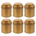 thumbnail image 1 of 6pcs Tea Storage Jar Tea Canister Tinplate Tea Storage Holder Airtight Tea Tin Coffee Bean Jar, 1 of 7