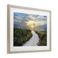 thumbnail image 3 of Stupell Industries Morning Trail To Beach Birch Framed Print Under Glass design by Celebrate Life Gallery, 17 x 23, 3 of 10
