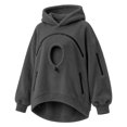 thumbnail image 5 of Cat Pouch Hoodie for Kids Girls Boys Pet Carrier Oversized Kangaroo Pocket Hoodie Sweatshirts Dog Hoodie with Pouch Fleece Soft Warm Fall Fashion Animal Holder Pullover Tops, 5 of 5