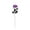 Purple, variant on MInHoues 19.2 Inch Gothic Skeleton Claw Artificial Purple Rose Stem, Spooky Bone Hand Faux Floral Pick, Horror Halloween Flower Branch for Vase Wreath Arrangement Decor