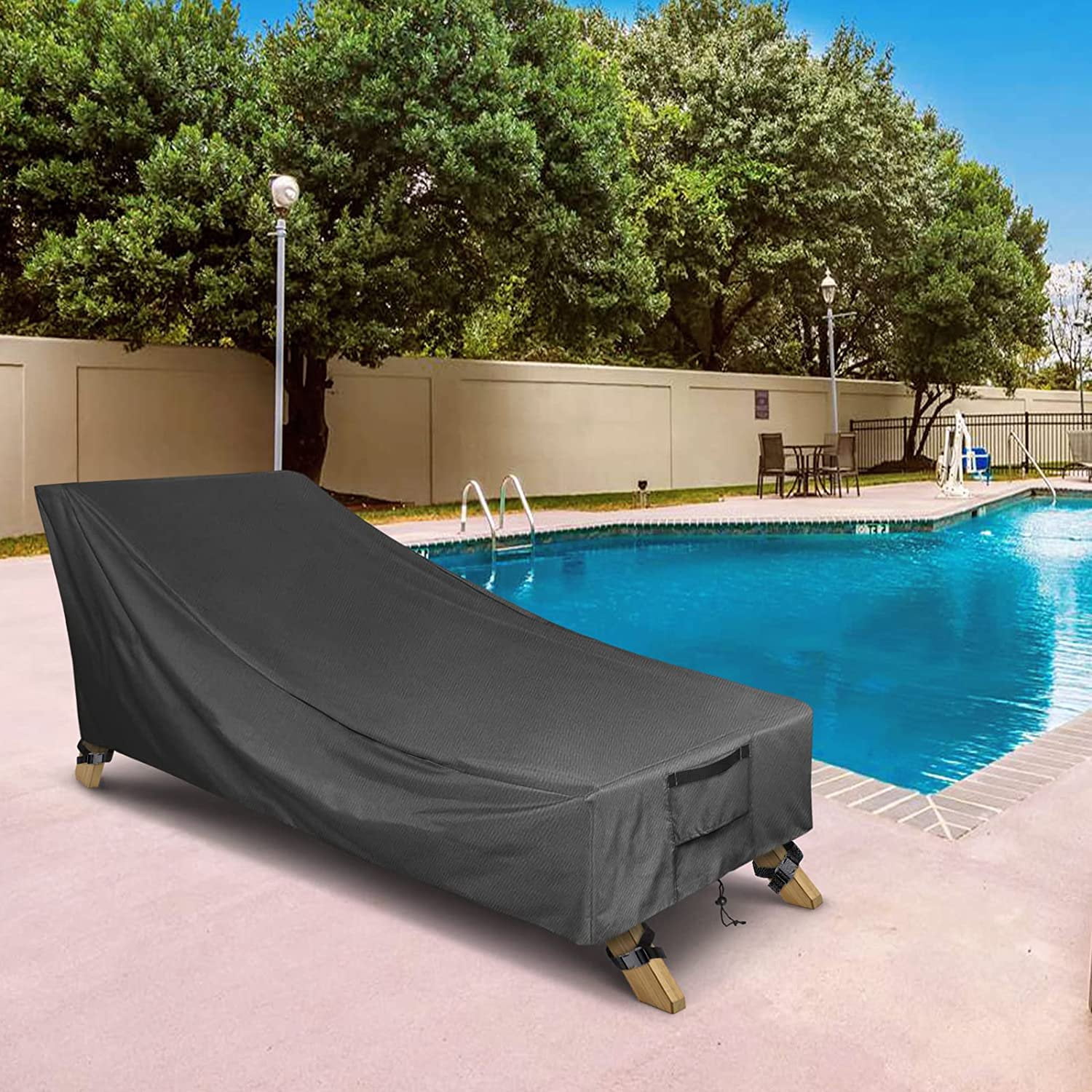STARTWO Heavy Duty Waterproof Patio Lounge Chair Cover - Outdoor Chaise Lounge from UV and Weather