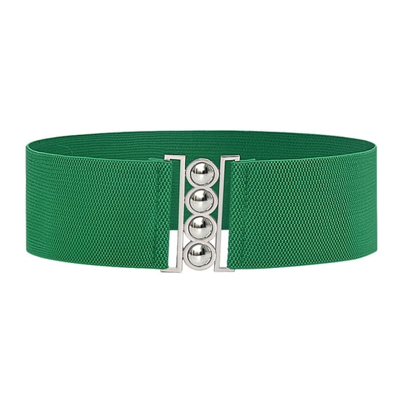Milageto Wide Elastic Belt Corset Cinch Dress Belt for Women Ladies Dress Accessories
