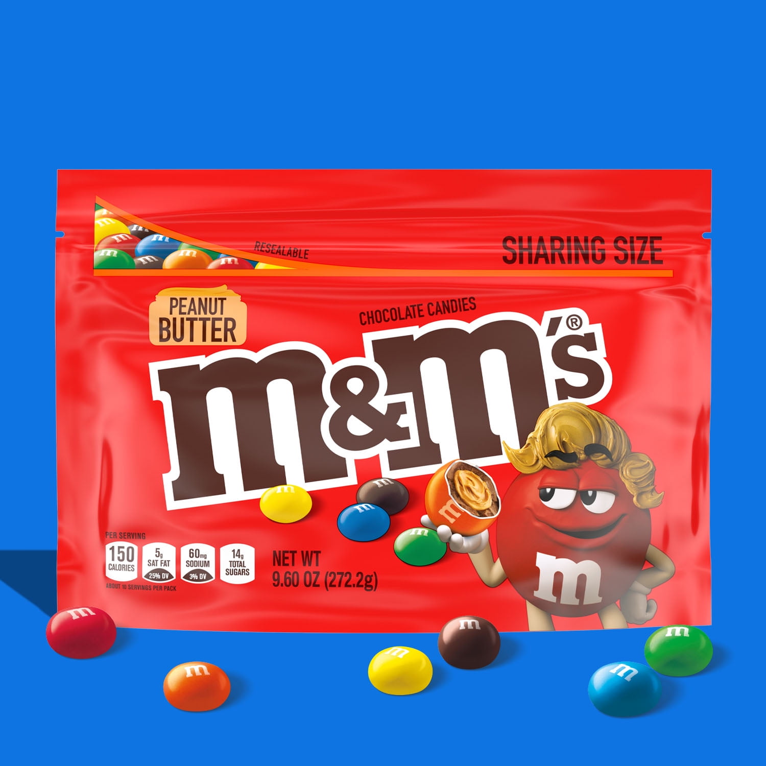 M&M'S Crispy Chocolate Candy Bag, 9.9 oz, Packaged Candy