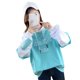 thumbnail image 2 of Minnieouse Sudadera con capucha de manga larga para mujer Suéter con capucha suelta delgada Prendas para la parte del cuerpo Azul L, 2 of 6