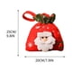 thumbnail image 2 of Bolsa de Navidad - Bolsa de regalo reutilizable de telas con decoraciones navideñas - 1 pieza, 2 of 2