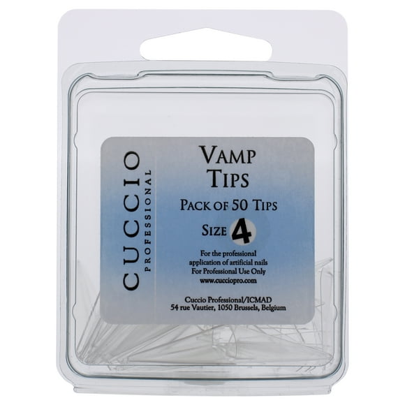 Uñas acrilicas Cuccio Vamp Tips - 4 Acrylic Nails Dama 50 Pc