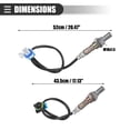 thumbnail image 5 of Unique Bargains O2 Oxygen Sensor Upstream Downstream Air Fuel Ratio for Cadillac Escalade 2003-2006 Black Gold Tone, 5 of 7