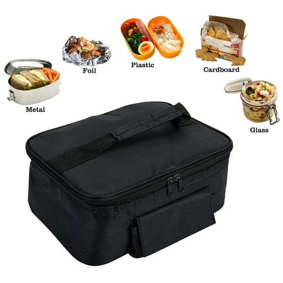 12V Electric Lunch Box For Car Portable Oven Heated Food Warmer Microwave For Car and Home Truckers Travel Container for Meals Reheating And Raw Food Cooking