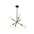thumbnail image 5 of Nolan 6 Light matte black Pendant, 5 of 9