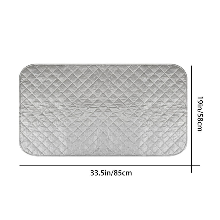  Kigai Herringbone Ironing Mat Portable Travel Ironing Blanket  Foldable Quilted Heat Resistant Ironing Pad Iron Board Alternative Cover  for Washer, Dryer, Table Top, 47.2 x 27.6 Inch : Home & Kitchen