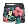 thumbnail image 2 of Disketp Green Tropical Leaves Men'S Boxer Briefs,Soft And Breathable Cotton Underwear With Comfortflex Waistband, 2 of 8