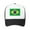 Black, variant on asddcavvf Hats Adult Fashion Flag Print Sponge Mesh Cap Baseball Cap Truck Cap Creative Cap