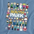 thumbnail image 2 of South Park Full Cast Unisex Adult T-Shirt, Carolina Blue, Medium, 2 of 6