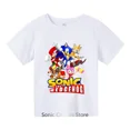 thumbnail image 3 of Camiseta de Sonic para niños, camisetas con estampado para niños, camiseta de algodón Harajuku para niños, camiseta de manga corta de verano para niñas, camisetas de dibujos animados para bebés, 3 of 5