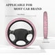 thumbnail image 3 of Fotbe pink Holiday Joy Funda para Volante Universal de 15 pulgadas, Accesorios para Auto para Hombre y Mujer, Protector de Volante Cómodo para SUV y Sedán, 3 of 6