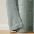 thumbnail image 4 of Better Homes & Gardens Woven Slub Rod Pocket Light Filtering Curtain Panel, 1-Piece, Sage, 52" W x 84" L, 4 of 5