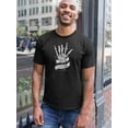 thumbnail image 2 of Skeleton Rock And Roll T-Shirt Men -Image by Shutterstock, Male Medium, 2 of 4
