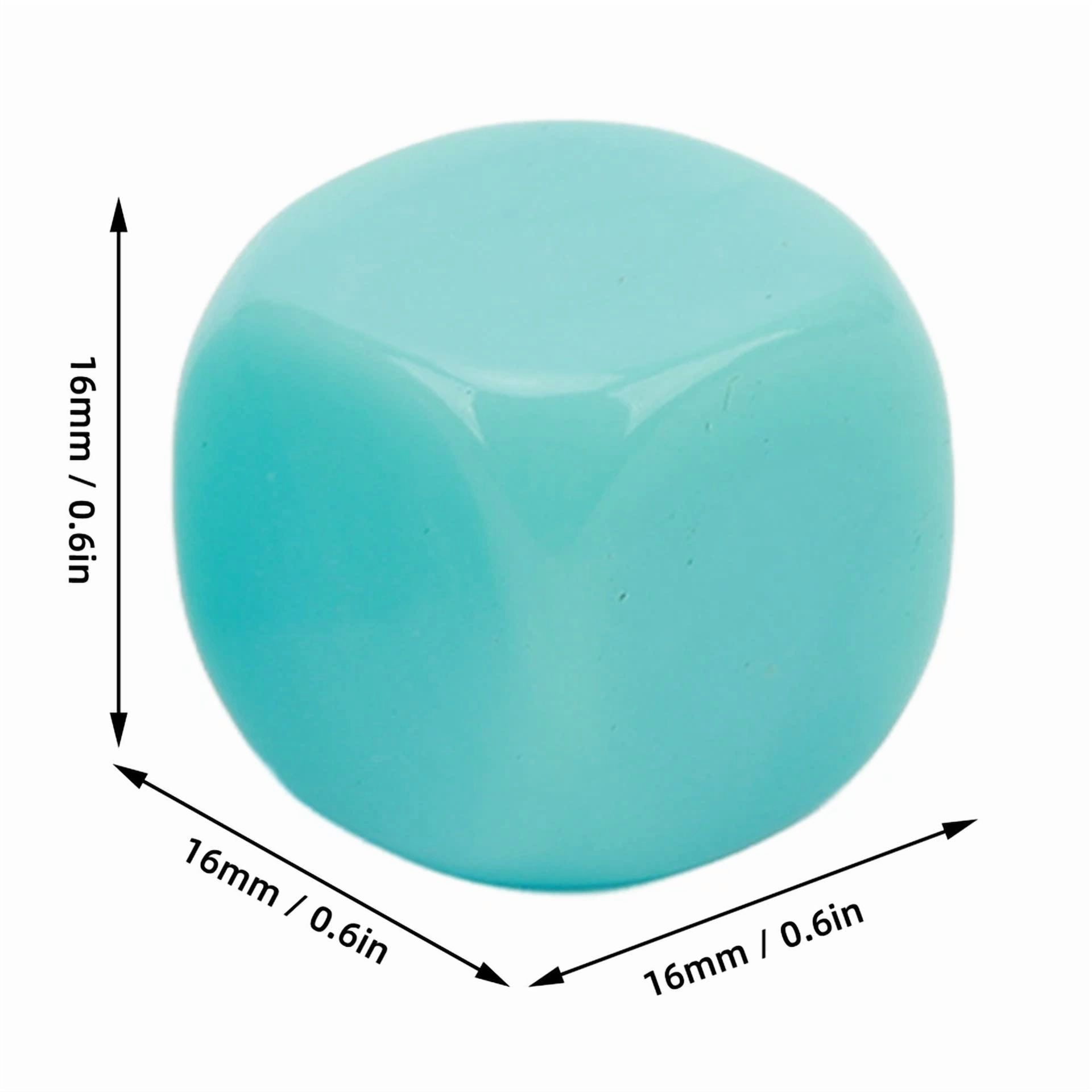 Fun Dice Rounded Edge Game Dice Plastic For Party