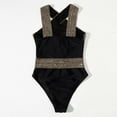 thumbnail image 6 of Sngxgn Women's Training Adjustable Strap Swimsuit(Black,L), 6 of 6
