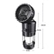 thumbnail image 2 of Ventilador, ventilador de techo, ventilador de escritorio, ventilador portátil 6 en 1, multifuncional, recargable, LED, linterna de camping para exteriores con ventilador., 2 of 2