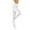 White, variant on HJYCHN Sheer Tights Colorful 40 Opaque Microfibre Pantyhose with Reinforced Gusset in Plus Size Women's Socks Purple XXL