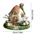 thumbnail image 3 of Decoraciones de Pascua, regalos de Pascua, adornos de Pascua, decoraciones de Pascua, huevos de Pascua, decoración de árbol, escena del hogar, adorno de mesa, regalo festivo, decoraciones de Pascua de, 3 of 6