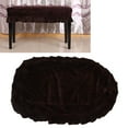 thumbnail image 4 of Piano Bench Cover, Velvet Piano Bench Cover Anti Pilling Soft Easy To Carry Non Slip  For Protection Coffee, 4 of 8