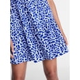 thumbnail image 5 of Time and Tru Women's and Women's Plus Sleeveless Tiered Mini Dress, Sizes XS-4X, 5 of 6