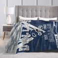 thumbnail image 4 of Football City Fan Gift Flannel Throw Blanket Lightweight and Comfortable for Men Indoor Sofa Couch Bed Style1 60X50IN, 4 of 6